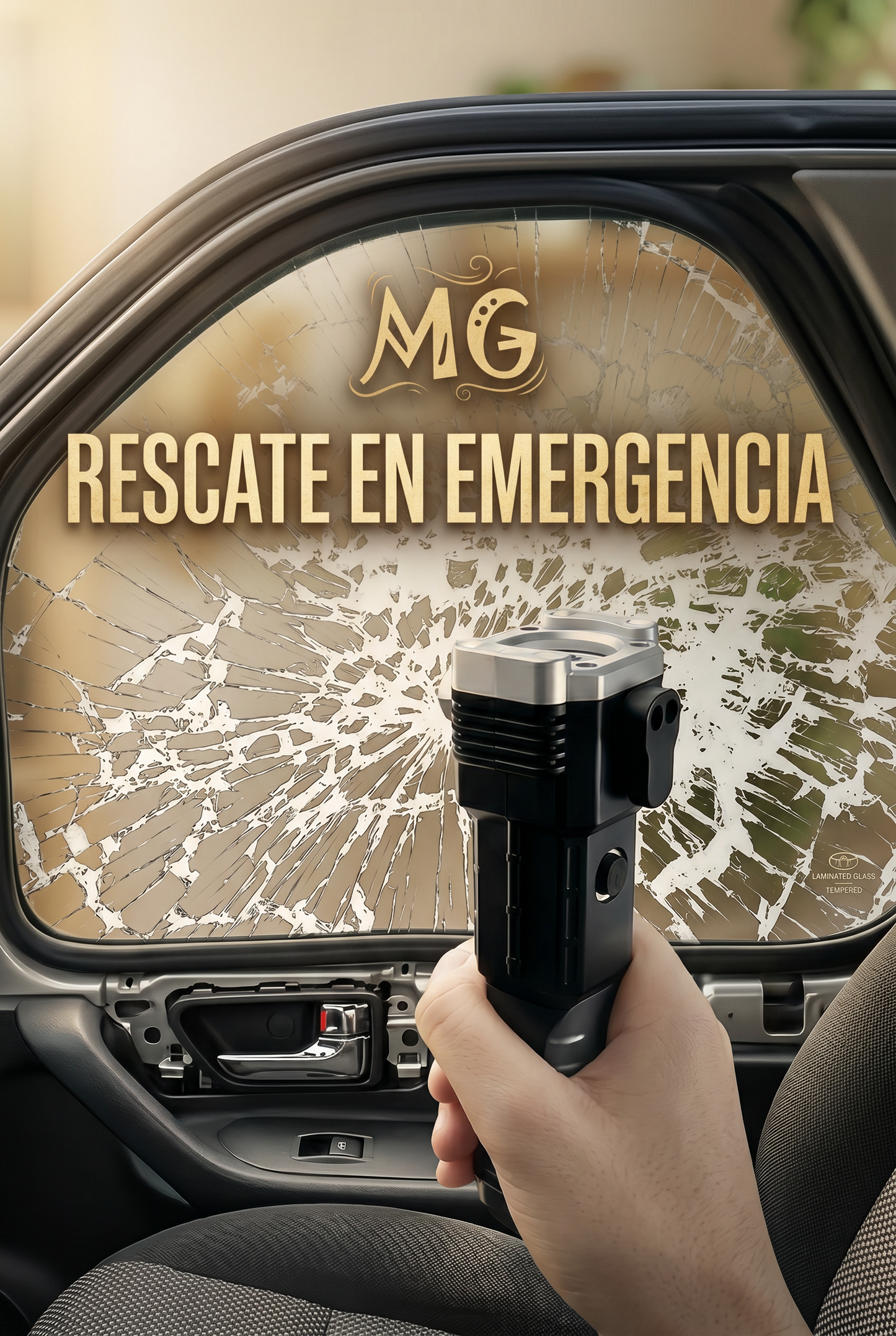 Linterna Táctica 4 en 1