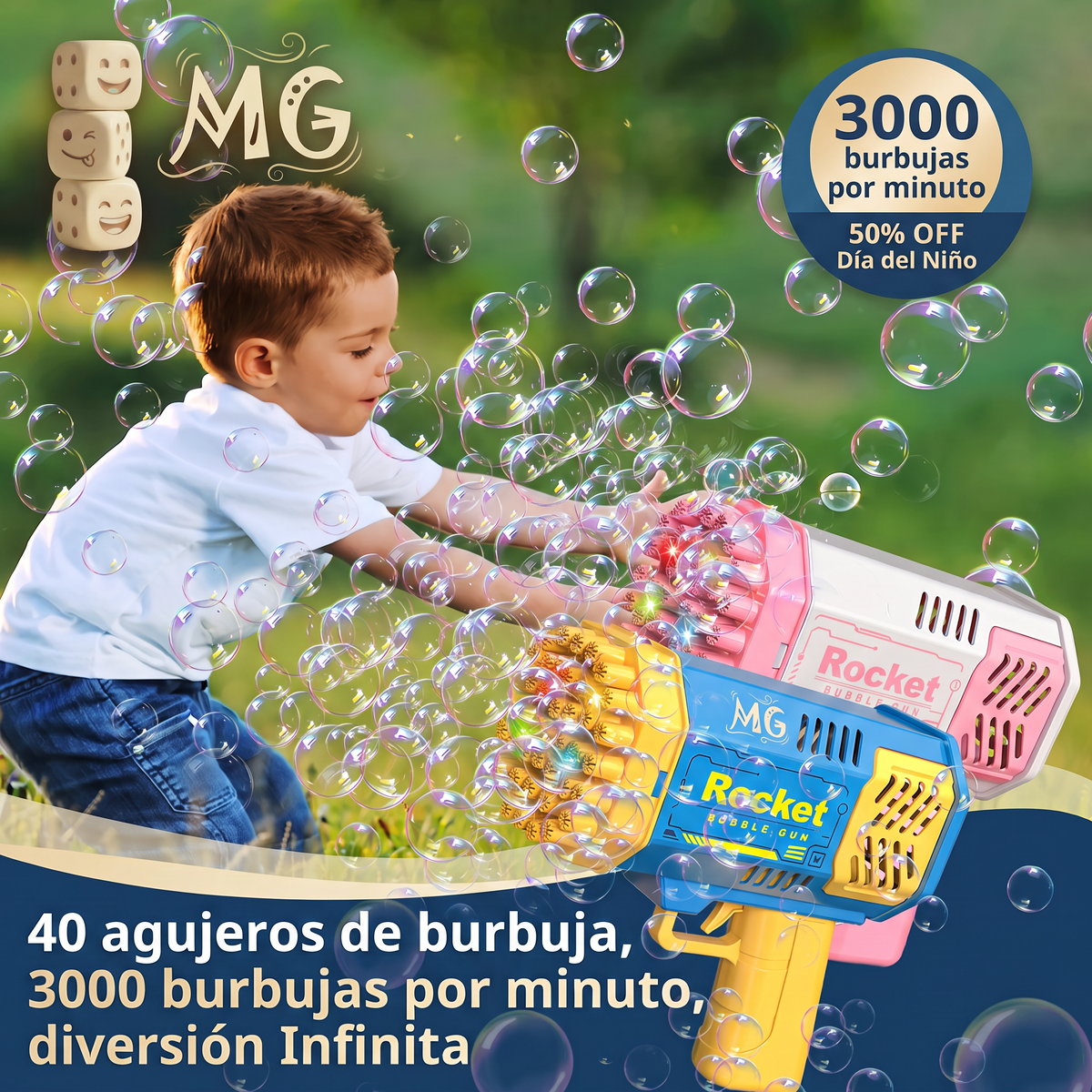 Pistola De Burbujas
