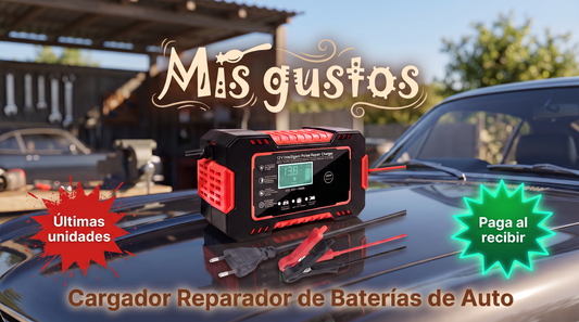 CARGADOR REPARADOR DE BATERIAS PARA AUTO